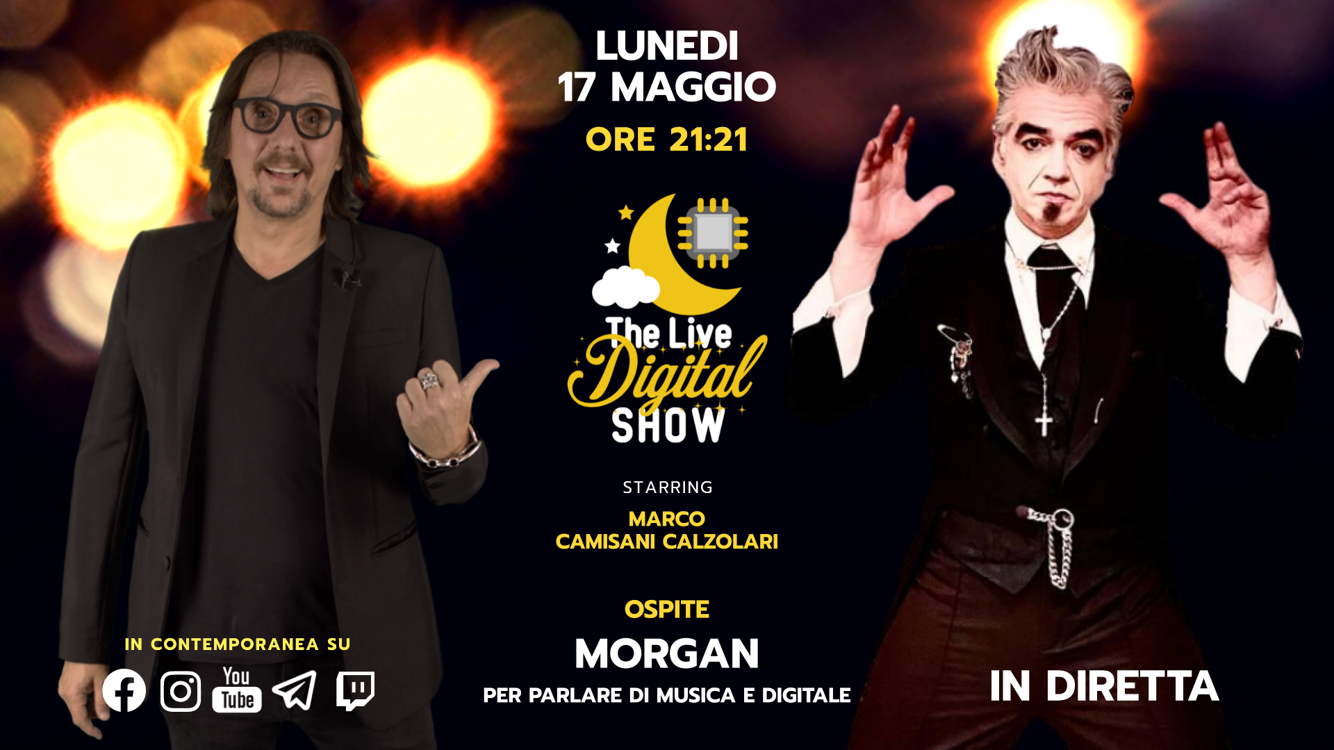 The Live Digital Show Puntata 6 Morgan