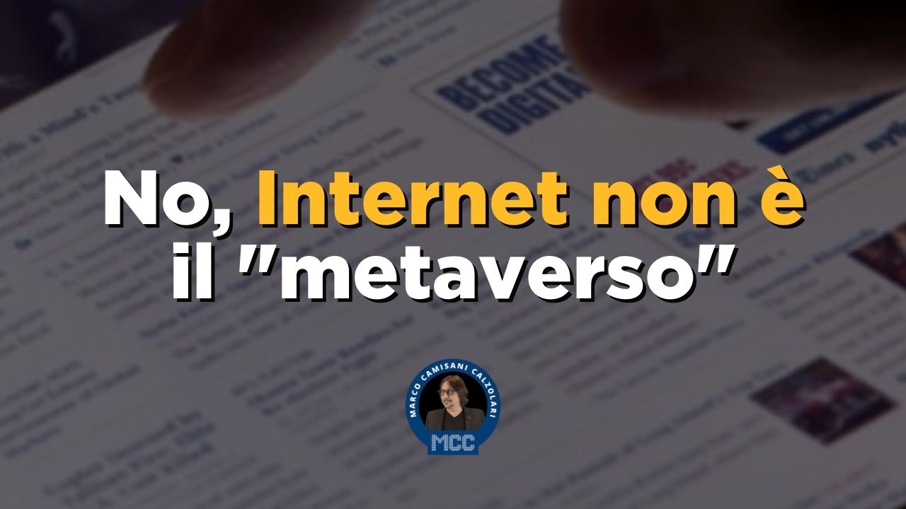 No Internet non e il metaverso 26
