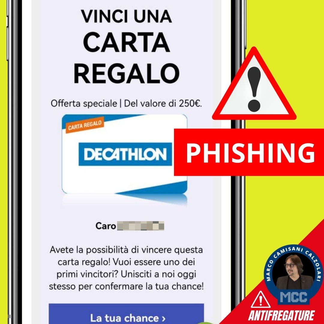 No, non puoi vincere una carta regalo Decathlon via email 1 No non puoi vincere una carta regalo Decathlon via email 1