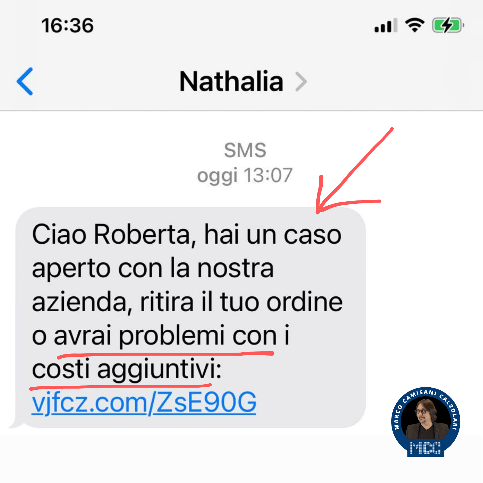 Occhio al falso sms di ritiro urgente di un ordine 1 OCCHIO AL FALSO SMS DI RITIRO URGENTE DI UN ORDINE 1