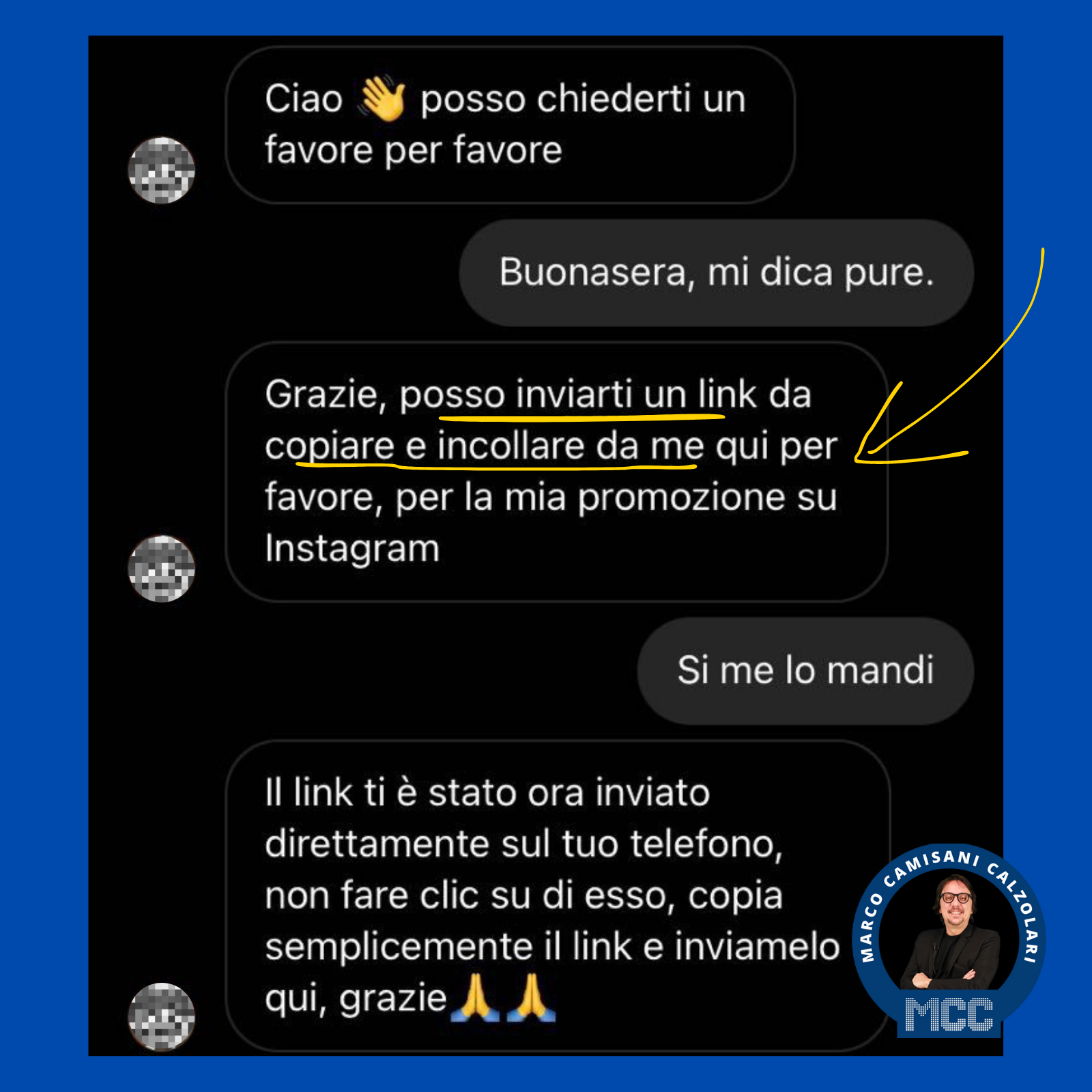 Tecnica di furto del nostro account Instagram 1 MCC PHISHING 2023 30 1