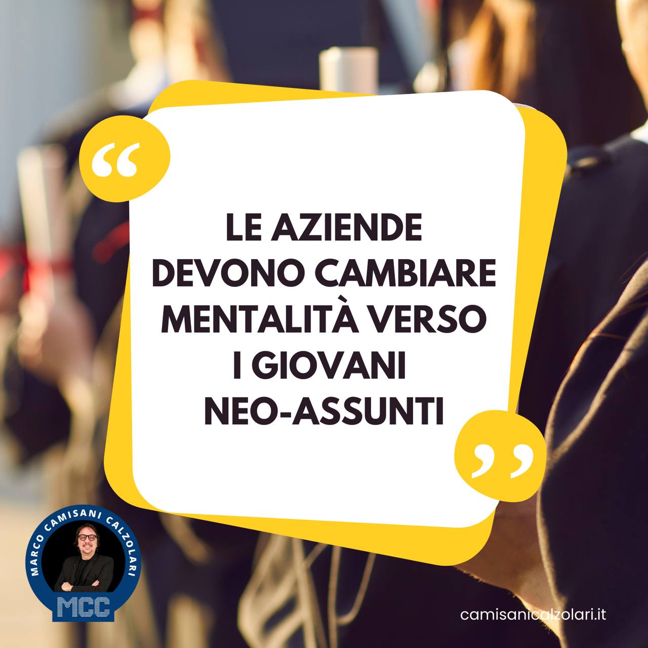 Le aziende devono cambiare mentalita e avere piu fiducia nei giovani 6